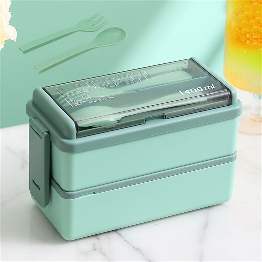 1400 ml Double-Layer Bento Lunch Box