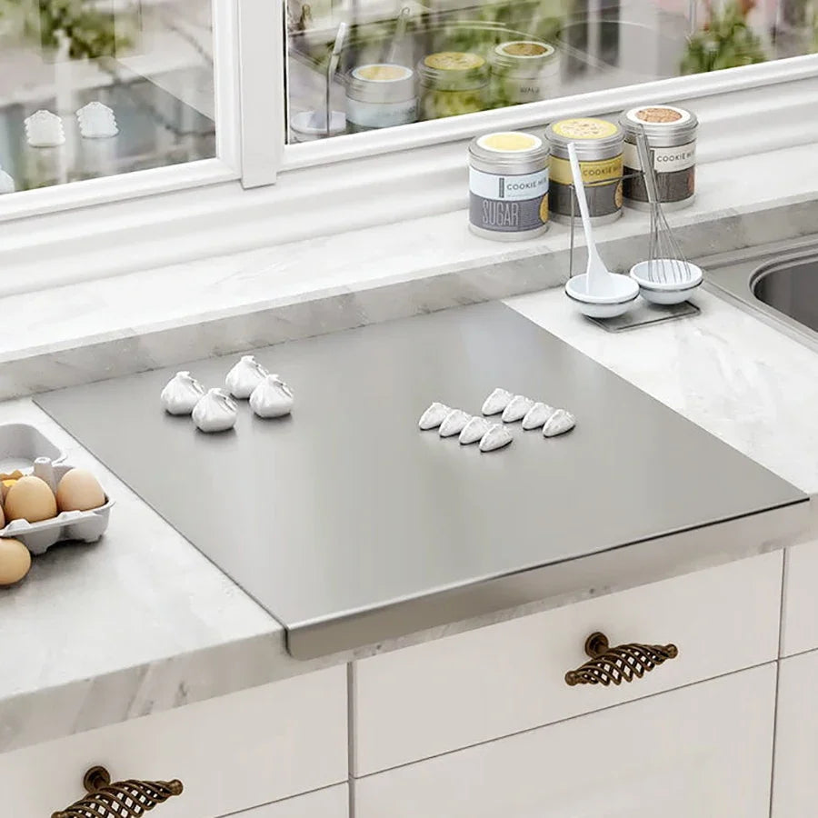Stainless Steel Double-Sided Chopping Board