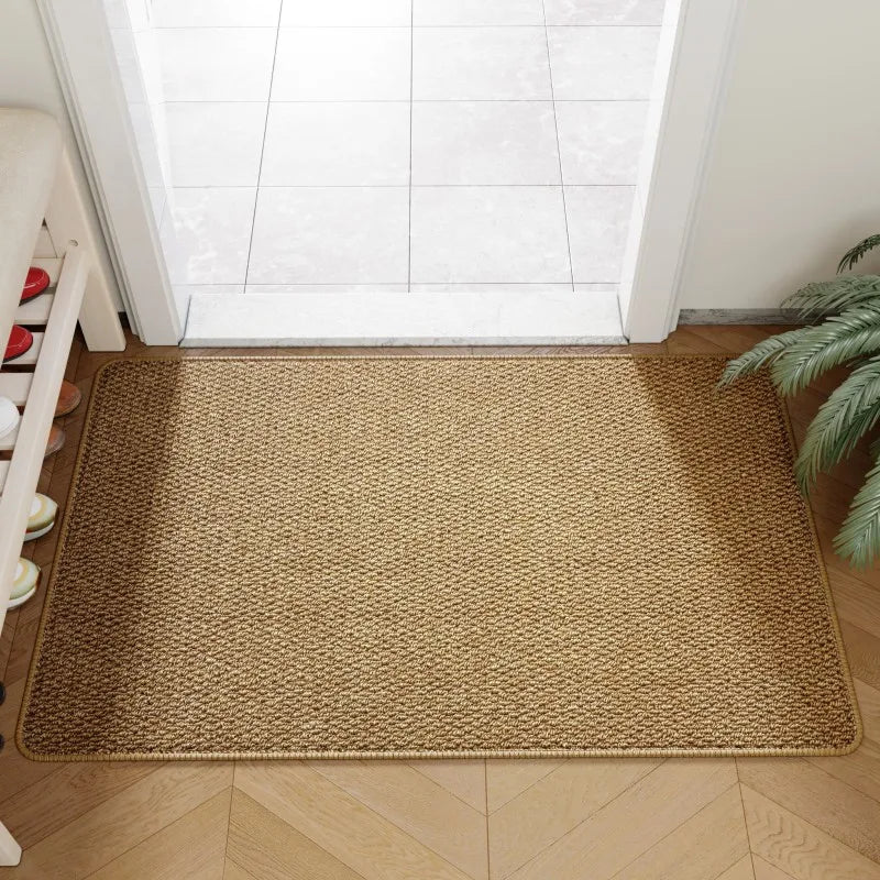 Faux Jute Non-Slip Doormat