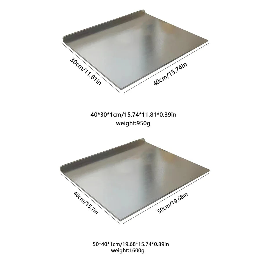 Stainless Steel Double-Sided Chopping Board