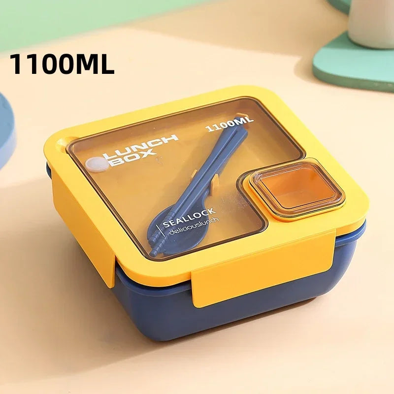 Portable Leak-Proof Bento Lunch Box with Cutlery