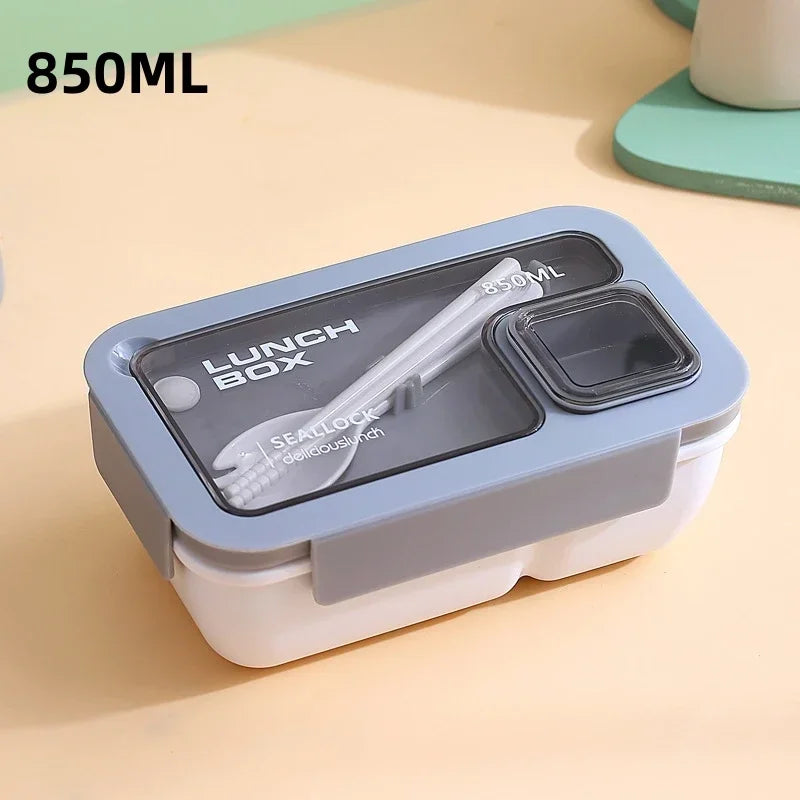 Portable Leak-Proof Bento Lunch Box with Cutlery