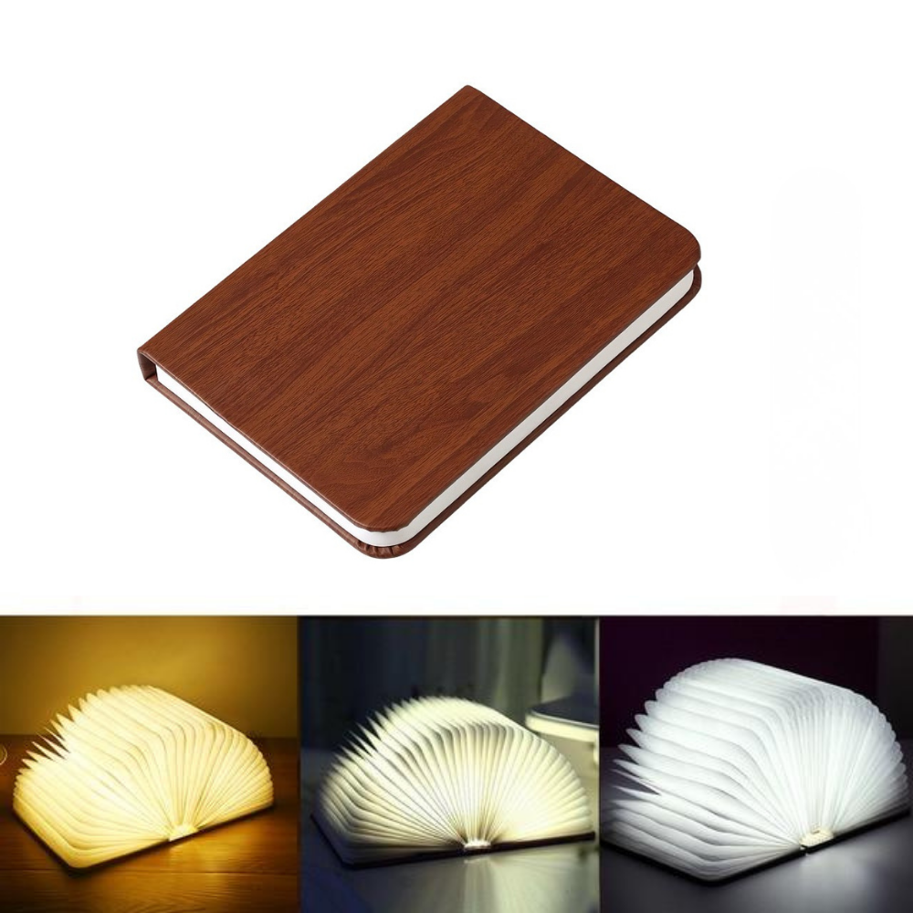 Foldable Book-Shaped Rechargeable Lamp