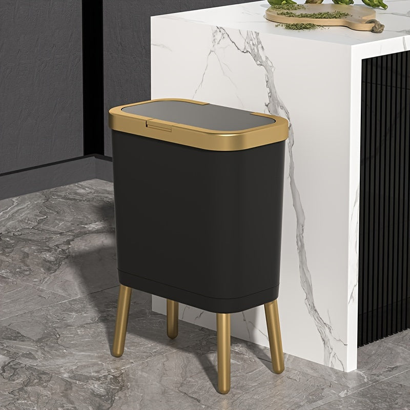 15 L Odour-Sealing Bin with Elevated Legs
