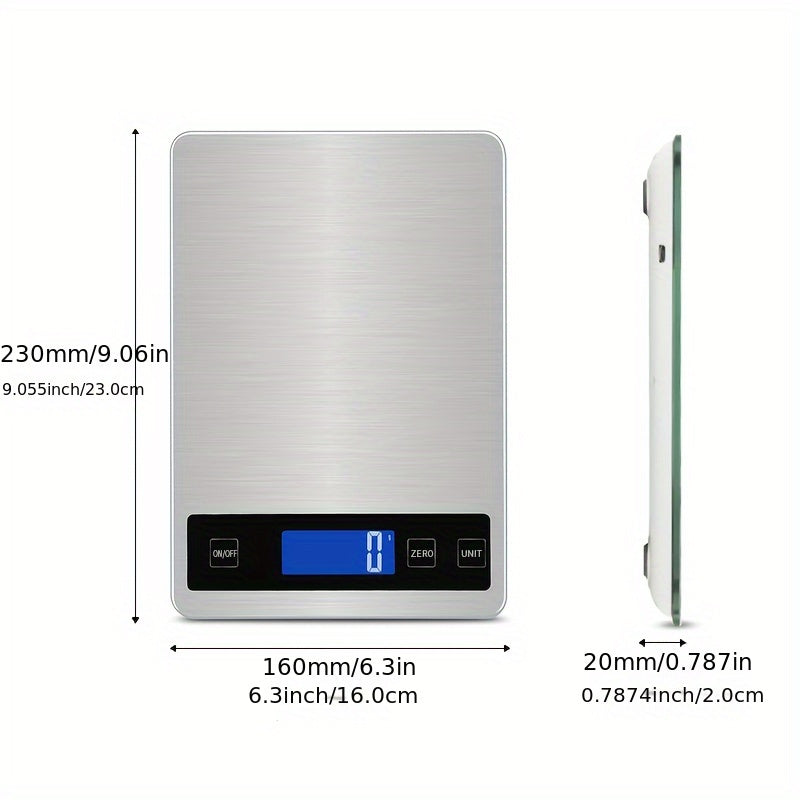 15 kg USB Rechargeable Digital Kitchen Scale