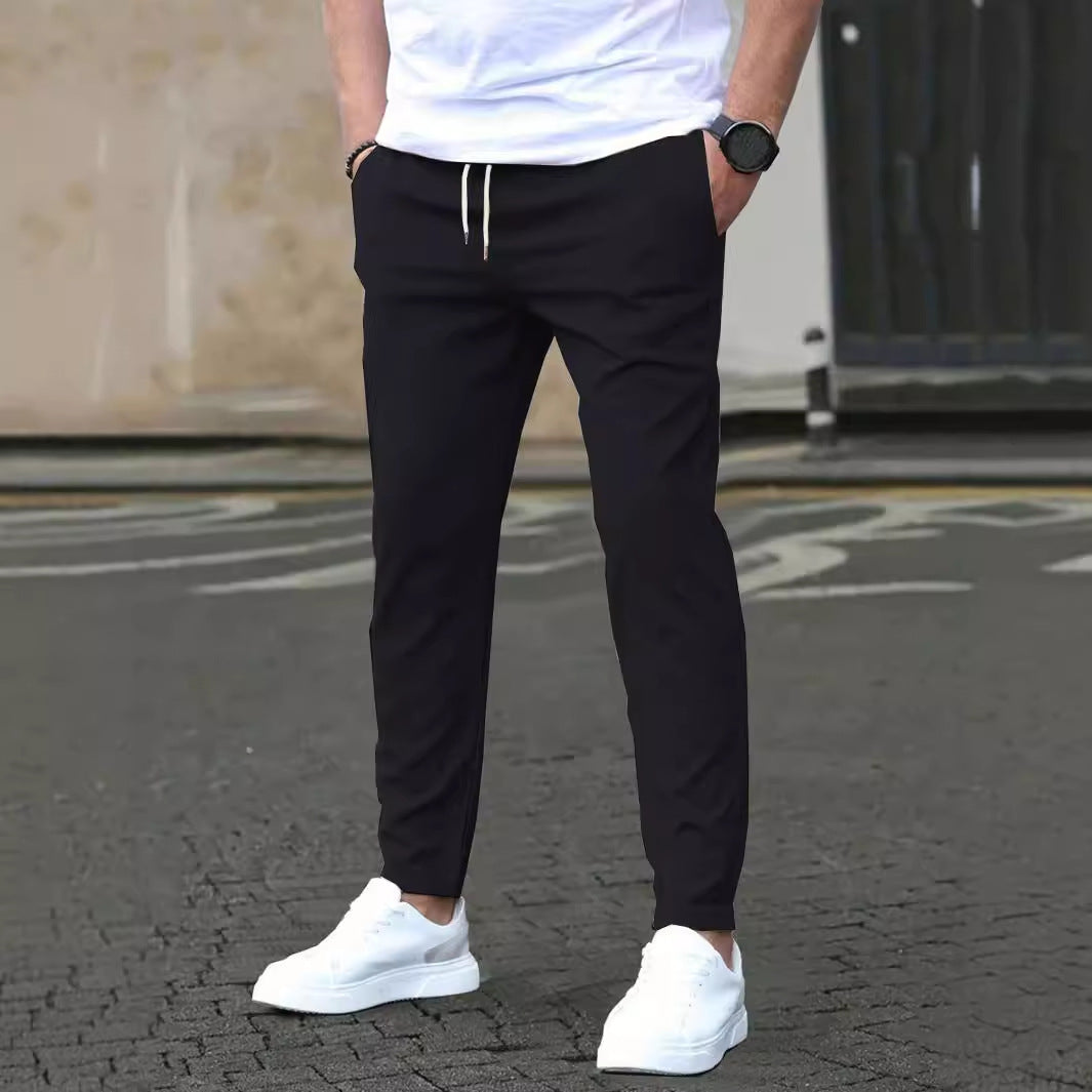 PANTALONS À JAMBES DROITES POUR HOMMES