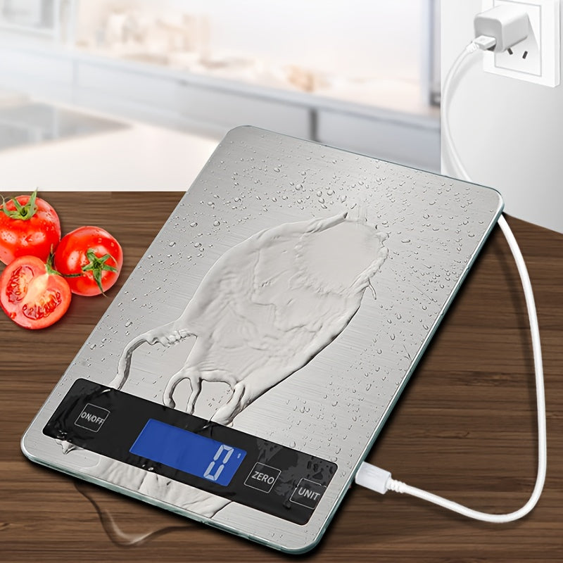 15 kg USB Rechargeable Digital Kitchen Scale