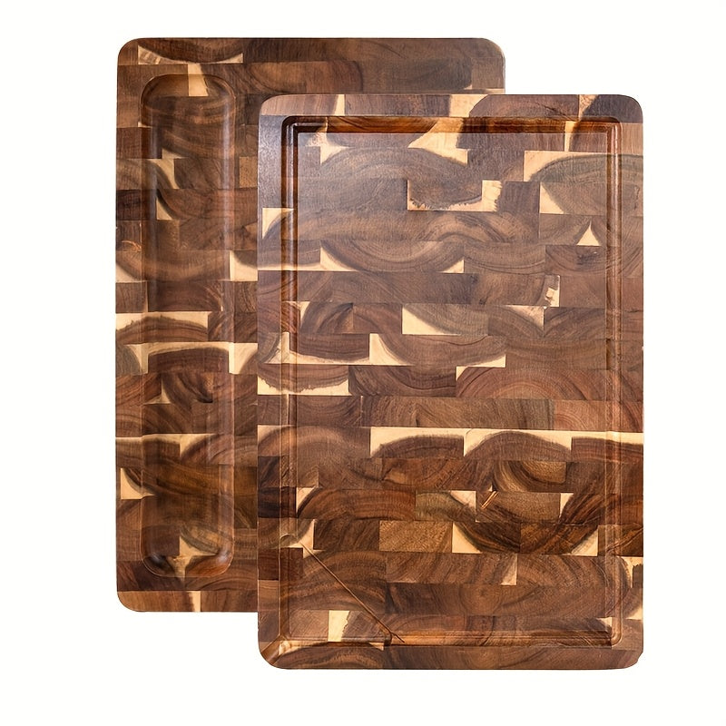 Acacia Wood End-Grain Cutting Board