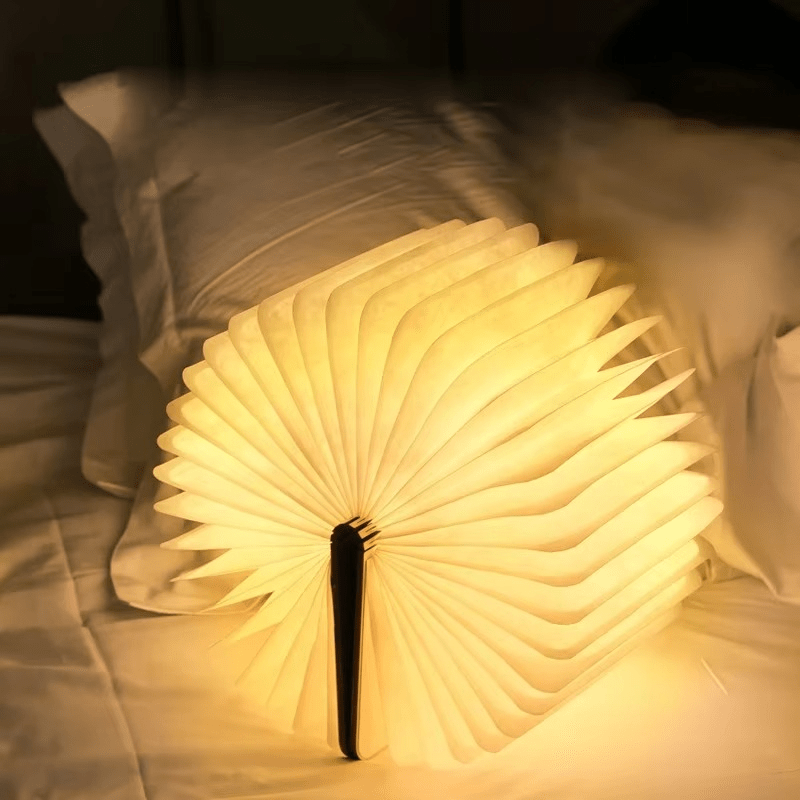 Foldable Book-Shaped Rechargeable Lamp