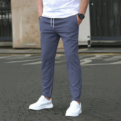 PANTALONS À JAMBES DROITES POUR HOMMES