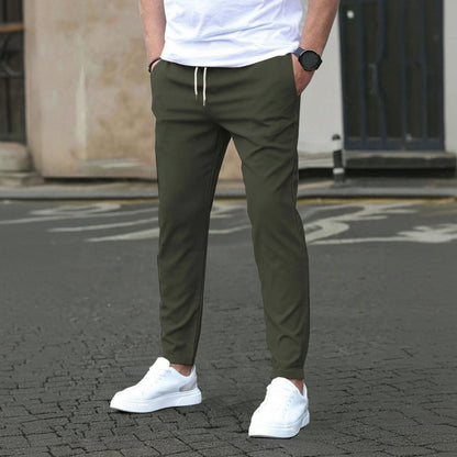 PANTALONS À JAMBES DROITES POUR HOMMES
