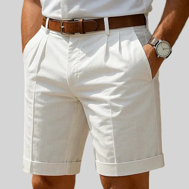 SHORT D'ÉTÉ PLISSÉ POUR HOMMES