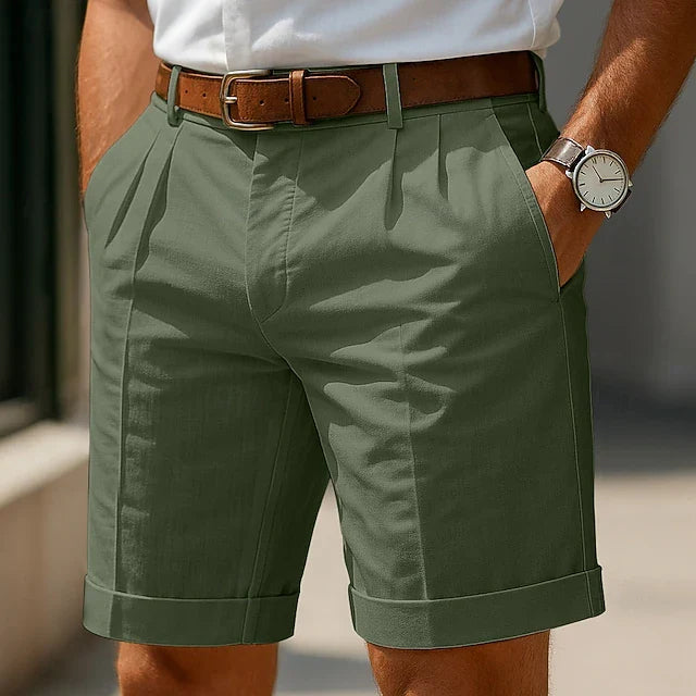SHORT D'ÉTÉ PLISSÉ POUR HOMMES