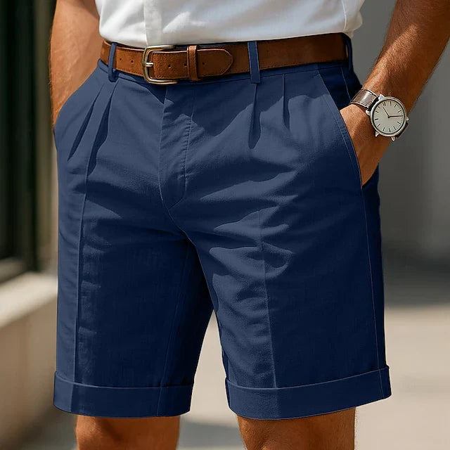 SHORT D'ÉTÉ PLISSÉ POUR HOMMES
